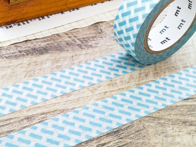 MT Deco Washi Tape - Net Check Blue