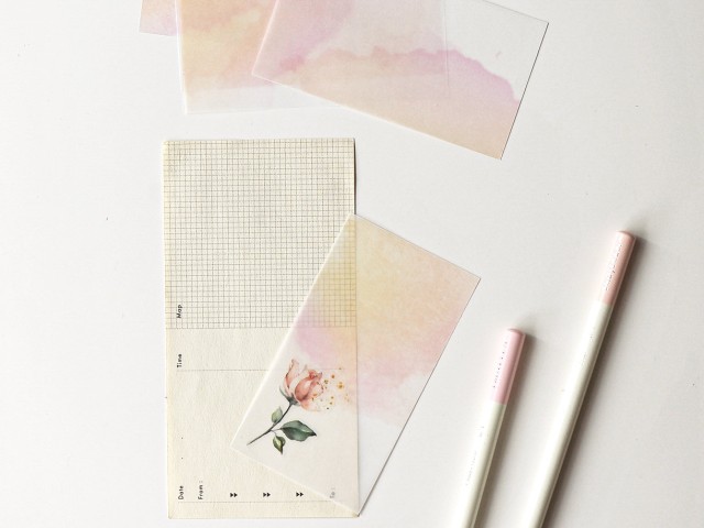 MU Dyeing Tracing Paper - Sun Pink