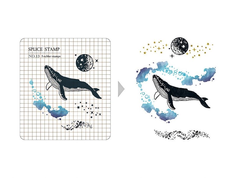 MU | Clear Stamp Set - Space Whale