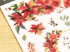 MU Print-On Siirtotarrat 152 - Red Christmas Flower