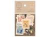 Antik Piac Postage Style Sticker Flakes - Gulben