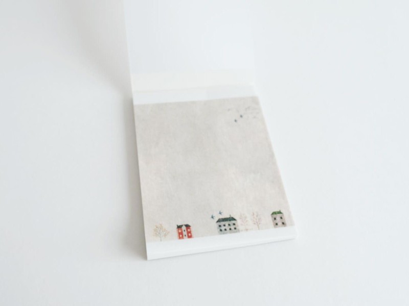 Yohaku Notepad M071 - Small Houses