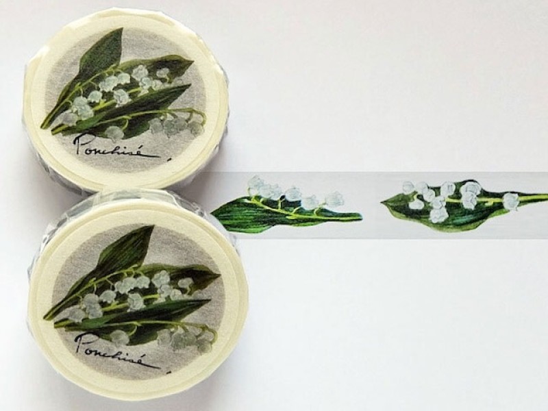 Ponchise Washi Tape - Lily Of The Valley