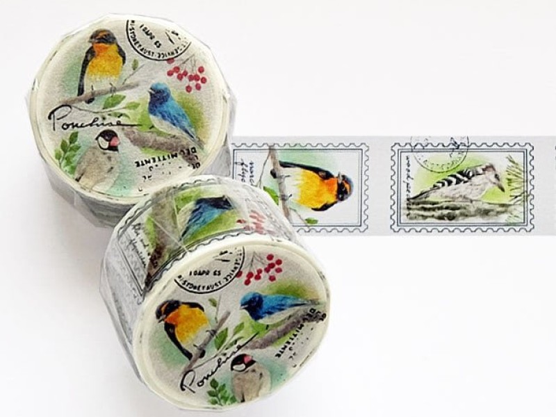 Ponchise Washi Tape - Bird