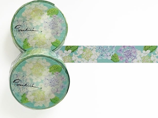 Ponchise Washi Tape - Hydrangea