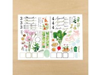 Ponchise Masking Sticker Sheet - March April
