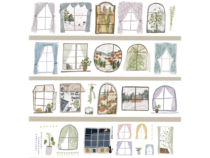 Wanle Studio Washi Tape Vol.4  - Window