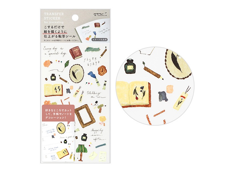 Midori Transfer Stickers  Rub-On - Stationery