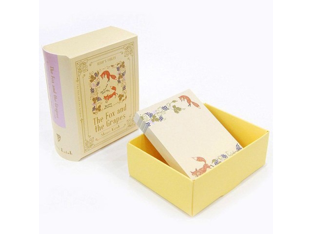 Shinzi Katoh Aesop Fables Fairy Tale Memo Notes - Fox And Grapes