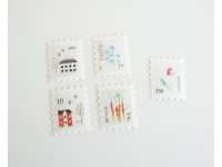 Yohaku Flake Stickers F002 - Tegami