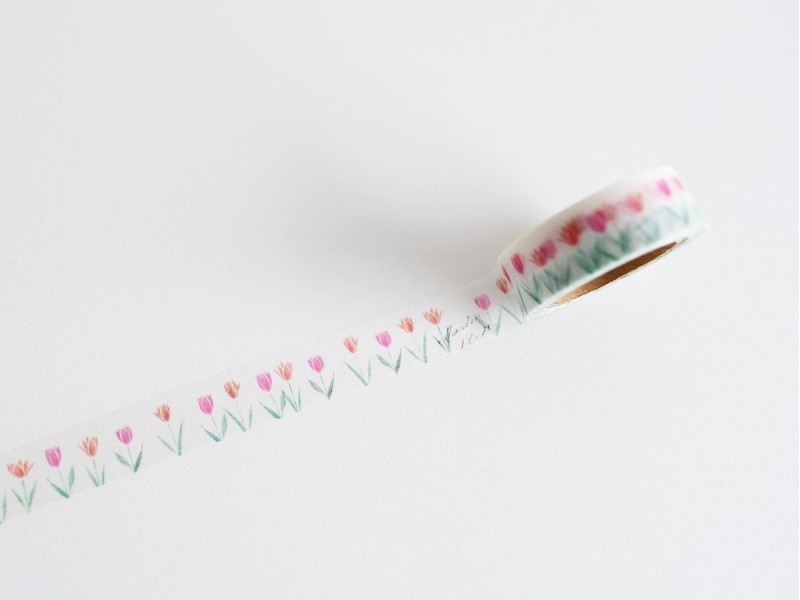 Yohaku Washi Tape Y124 - Tulip