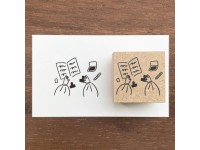 Stamp Marche Girl Rubber Stamp - Stamping Time No.2