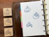 Stamp Marche Girl Rubber Stamp - Sweets