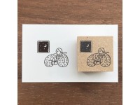 Stamp Marche Girl Rubber Stamp - Coffee