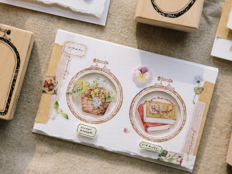 OURS Rubber Stamp - Circle Embroidery Hoop