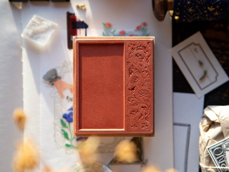 OURS Rubber Stamp - Flower Frame A
