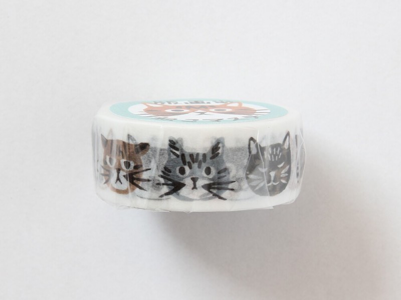 4Legs Washi Masking Tape - 16 Cats