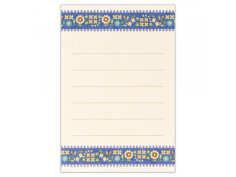Tyrol Mini Note Paper Set with Envelopes - Bloom