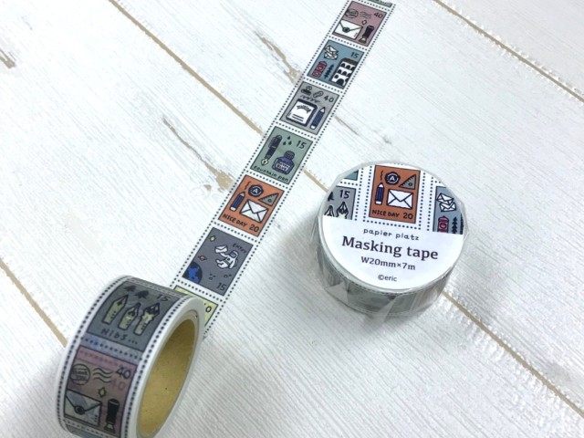 Papier Platz x Eric Hello Small Things Washi Tape - Stamp