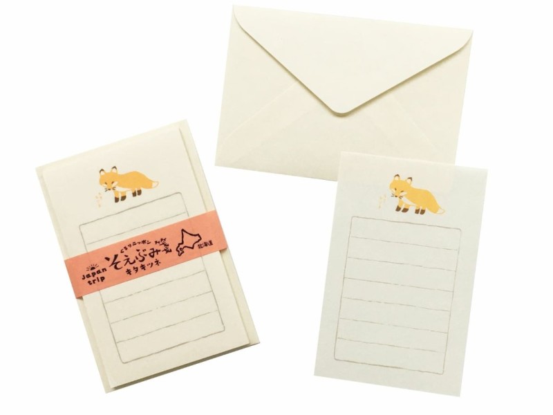 Furukawa Paper Mini Letter Set - Fox