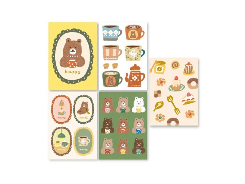 Furukawa Winter Limited Sticker Set - Bear Mug