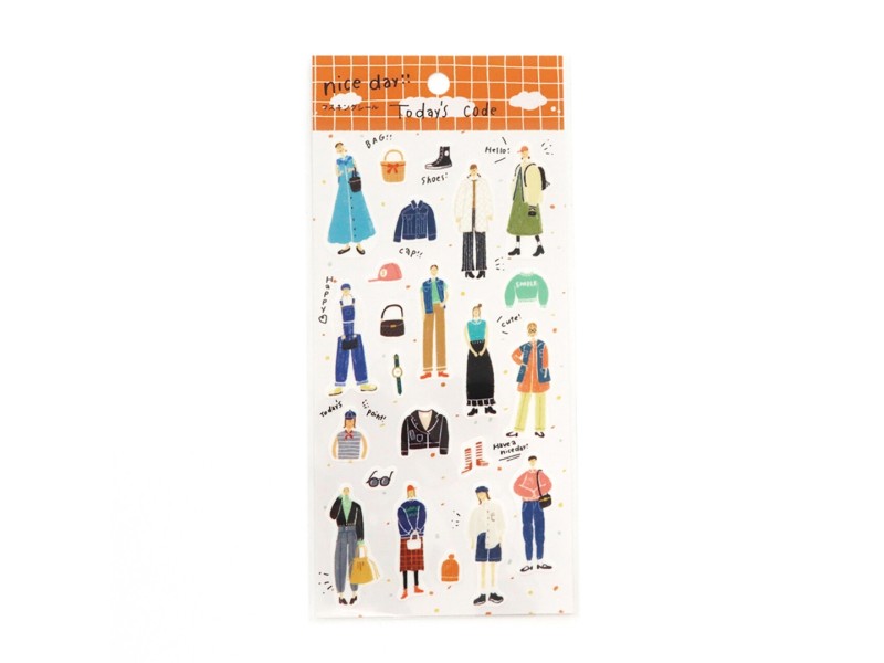 Tomatomayu Sticker Sheet - Daily Outfit
