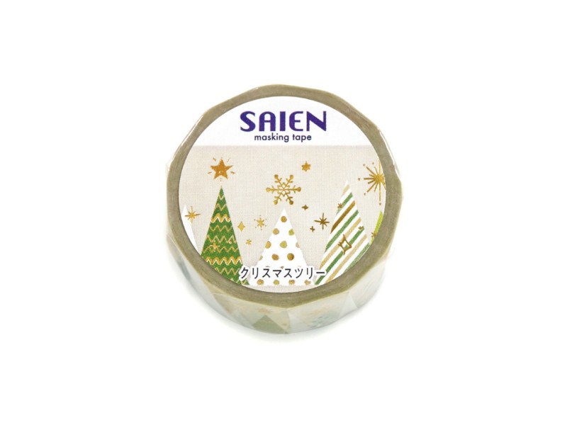 Saien Winter Limited Washi Tape - Christmas Tree