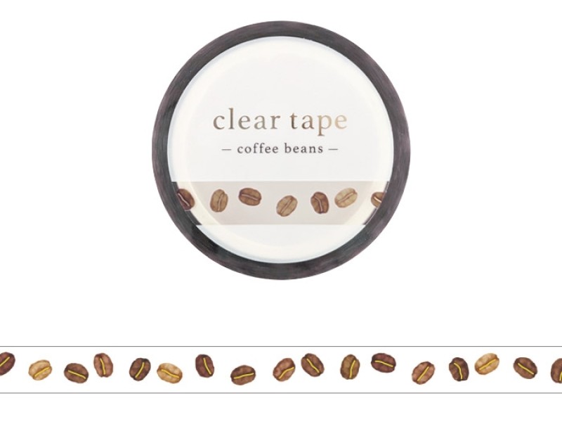 Mindwave Clear PET Tape - Coffee Beans