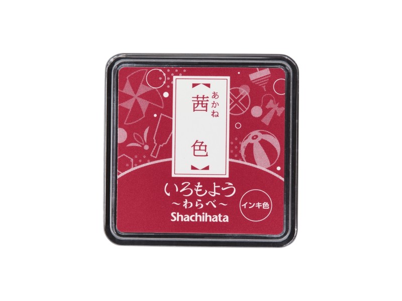 Shachihata Iromoyo Mini Ink Pad - Deep Red