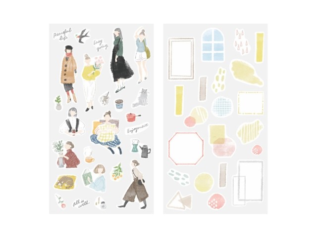 Midori Planner Stickers 2 Sheets - Fashion