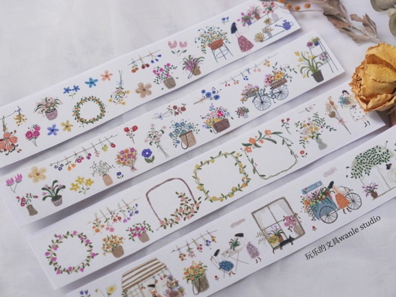 Wongyuanle Washi Tape Vol.6  - About Flowers