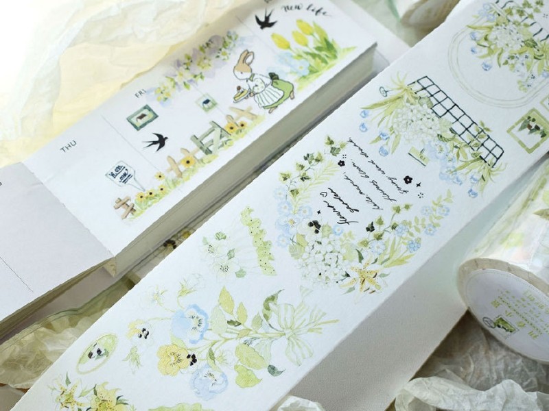 Wildberry Lab PET Washi Tape Vol.6 - Early Spring