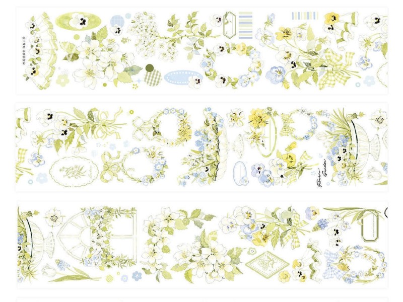 Wildberry Lab PET Washi Tape Vol.6 - Early Spring