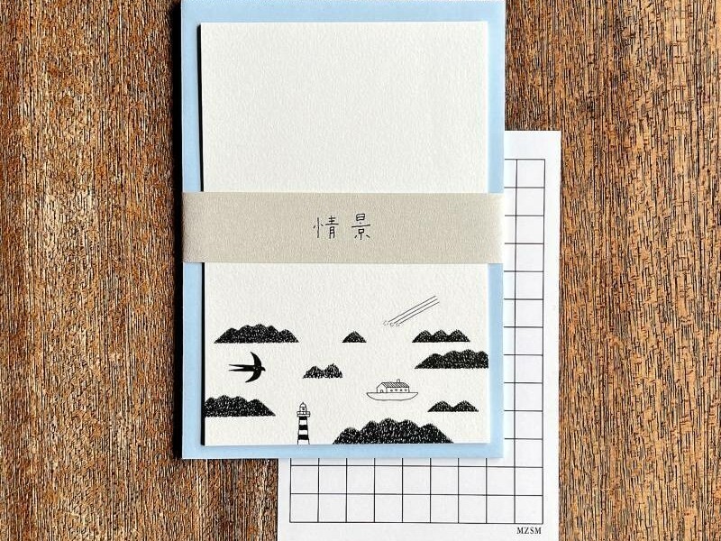 Mizushima x ShunShun Letter Set - Seto Inland Sea