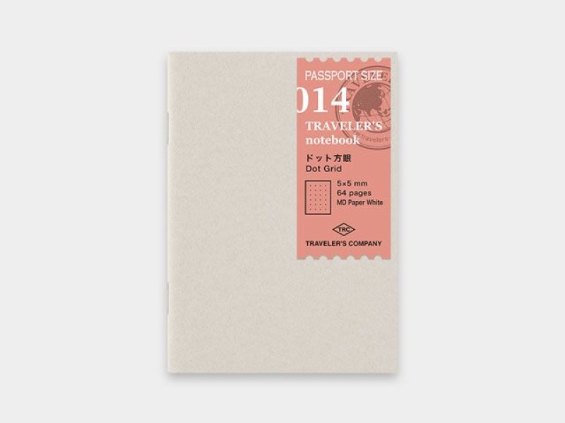 014. Dot Grid Refill Passport Traveler's Notebook