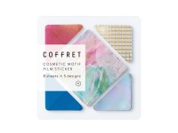 COFFRET Clear Stickers Square - Pink Float