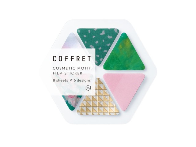 COFFRET Clear Stickers Triangle - Forest Green