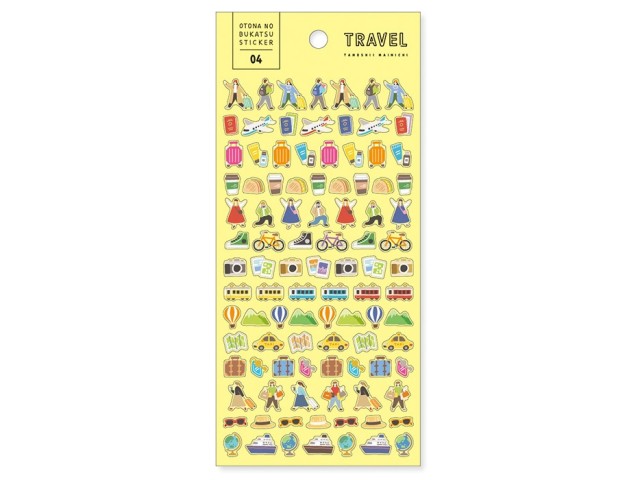 Mindwave Clear Planner Stickers Nobukatsu - Travel