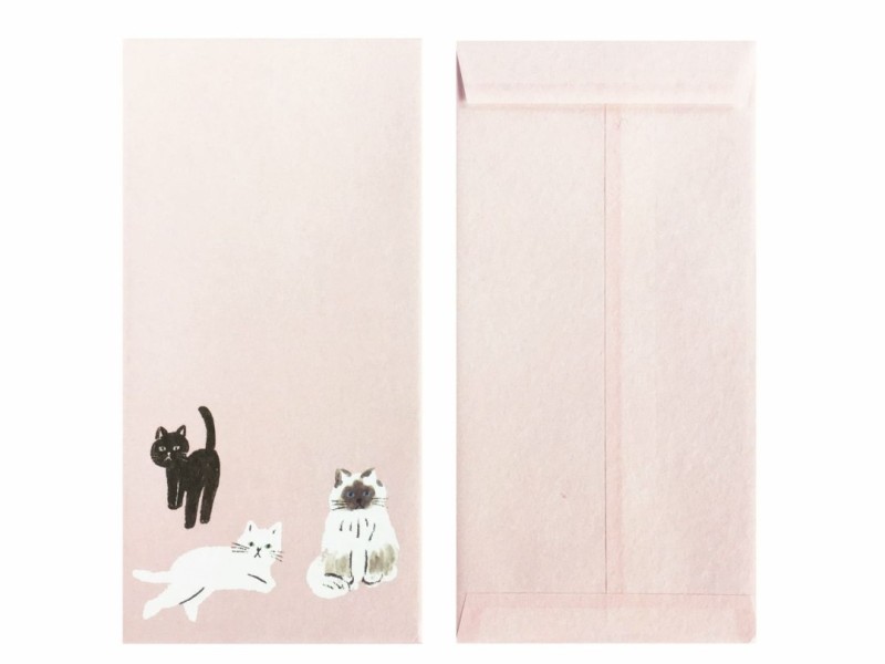 Furukawa Paper Letter Set Mino Washi - Cat