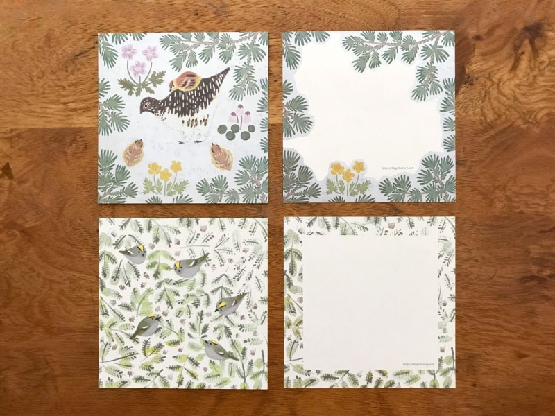 4Legs Memo Paper Set 98 Sheets - Wild Birds