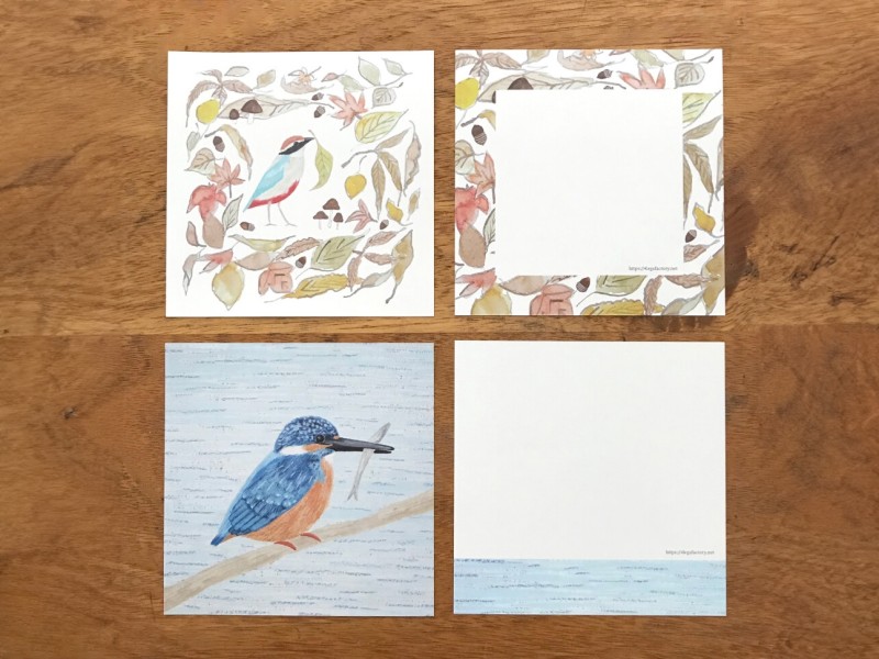 4Legs Memo Paper Set 98 Sheets - Wild Birds