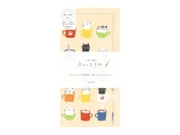 Furukawa Paper Letter Set Mino Washi - Cats In Mugs