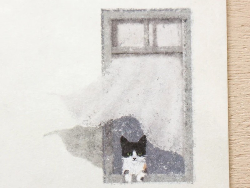 Akira Kusaka Letter Set - Cat And Window