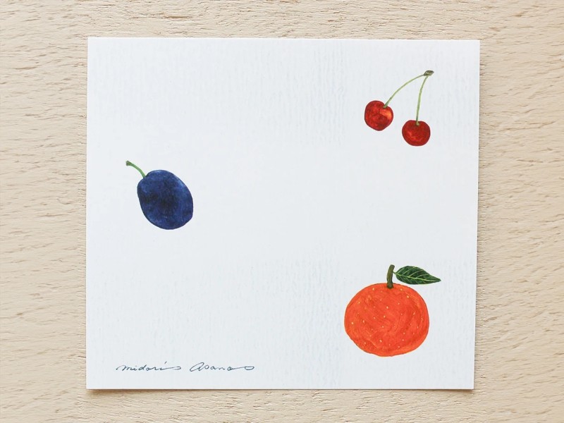 Cozyca x Midori Asano Memo Pad - Fruits