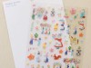 Cozyca x Aiko Fukawa Clear Stickers - Rabbit Garden