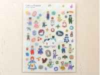 Cozyca x Aiko Fukawa Clear Stickers - Cats And Buttons