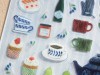 Cozyca x Midori Asano Clear Stickers - Kitchen