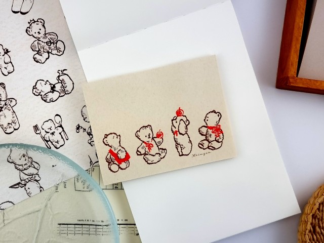 Krimgen Notepad - Apple Bears