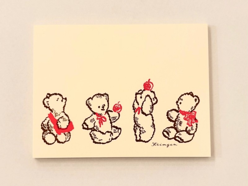 Krimgen Notepad - Apple Bears