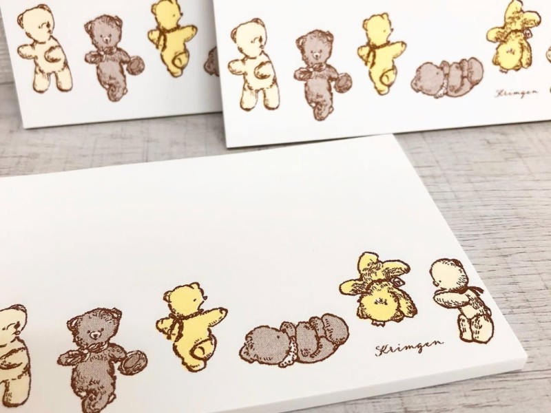 Krimgen Notepad - Bears
